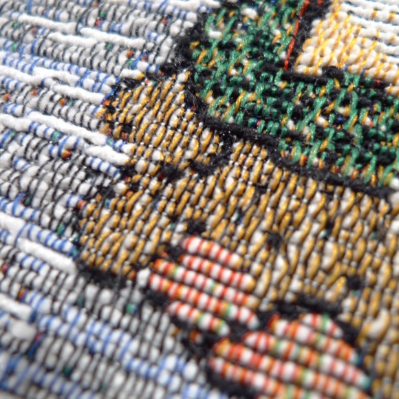 Vintage Nautical Lighthouse Tapestry Work Coat - Picture 6 of 7